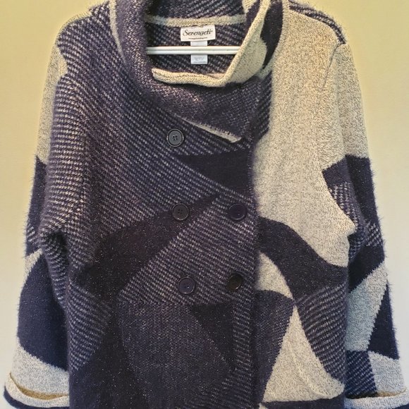 Serengeti Women's Sweater Jacket, Size: XL - Picture 4 of 16